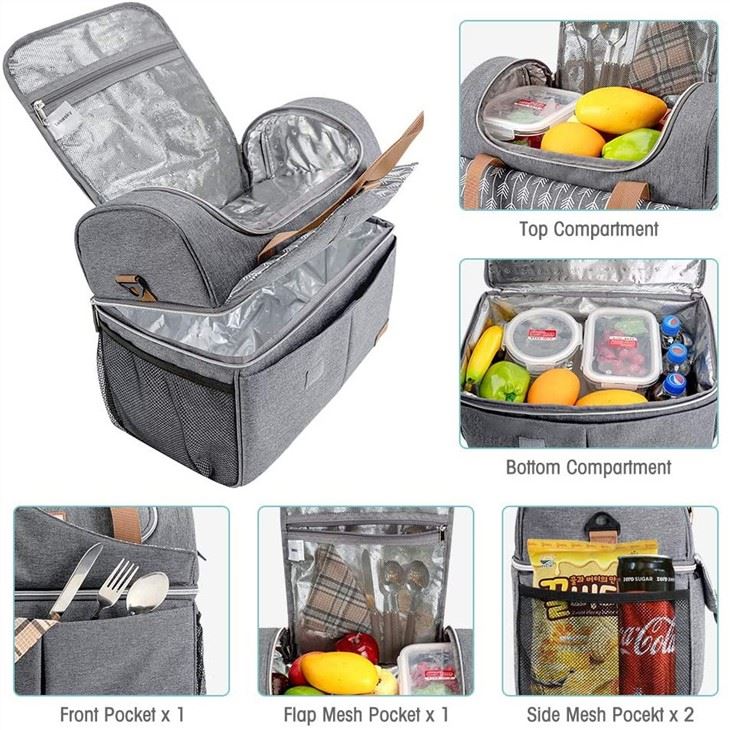 Cooler Bag Insulated Family Picnic Bag