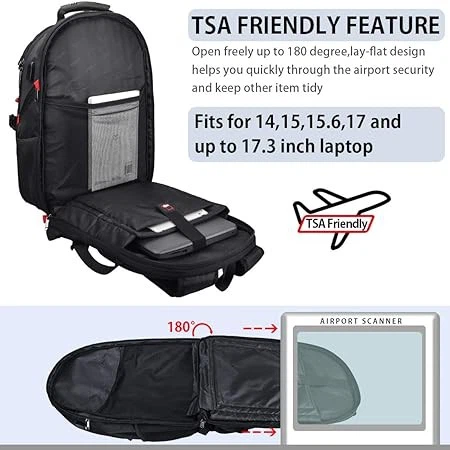 Laptop Backpack 17 Inch Waterproof Extra Large